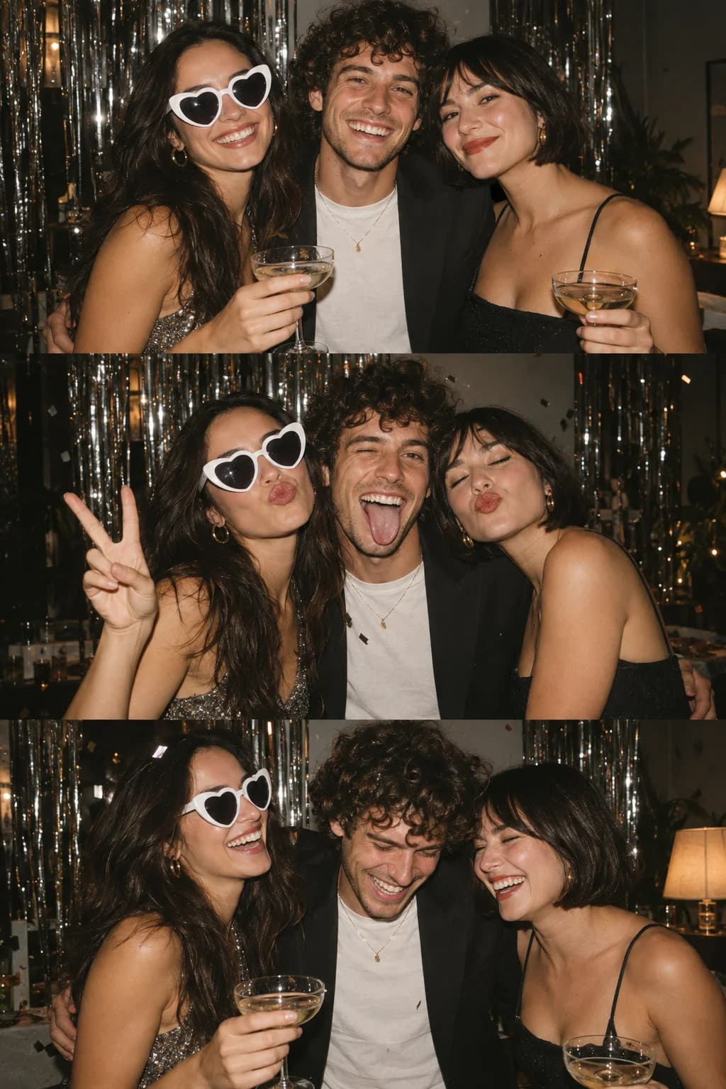 Friends enjoying a photo together